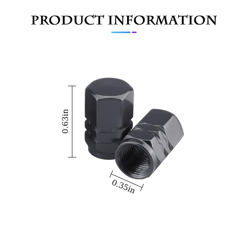 Fekey&JF 16 قطعة من أغطية جذع صمام إطارات السيارة من Fekey&JF، أغطية جذع صمام إطار السيارة محكمة الغلق مقاومة للماء عالمية للسيارات والدراجات والشاحنات والدراجات النارية وإكسسوارات السيارات للرجال والنساء (رمادي) - Image 2